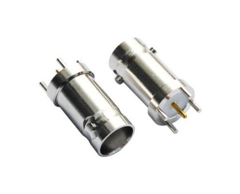 pcb插座 直式鋅合金 BNC射頻同軸連接器