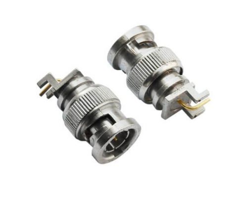 彎式射頻同軸BNC 公頭50歐姆 PCB板端