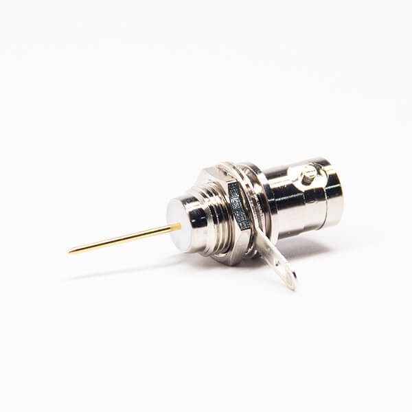 bnc單芯連接器直式穿墻鋅合金射頻同軸電纜