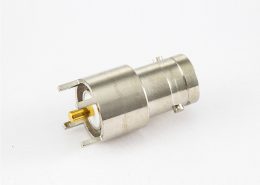 PCB安裝BNC連接器母頭直插50歐姆