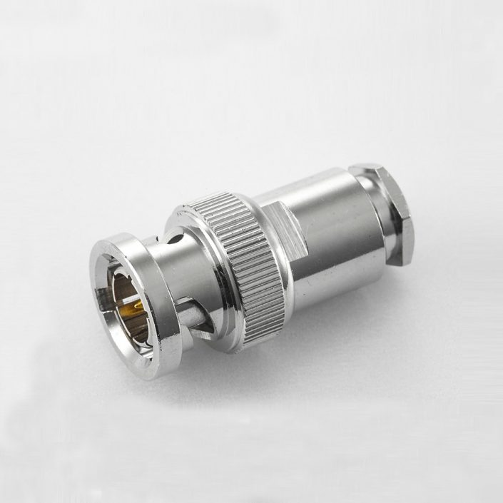 BNC 75歐姆公頭直式裝接SYV75-3電纜 BNC 75歐姆公頭直式裝接SYV75-3電纜