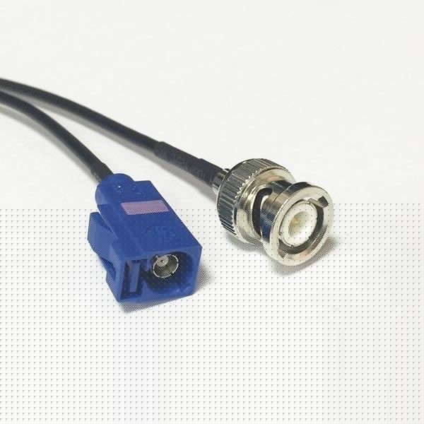 Fakra視頻連接器C型母頭轉(zhuǎn)BNC公頭接RG174線束