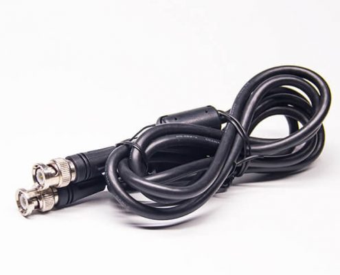 2m線(xiàn) BNC公轉(zhuǎn)公接RG58線(xiàn)帶磁環(huán)注塑式