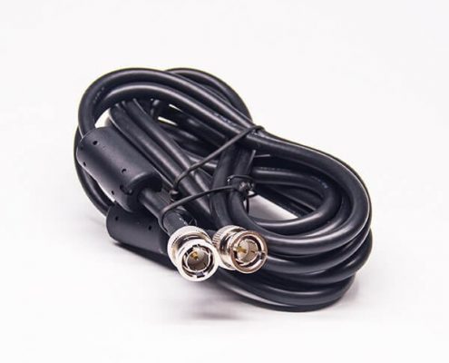 BNC監(jiān)控線(xiàn)公轉(zhuǎn)公帶磁環(huán)接RG59線(xiàn)三件套壓接式250CM