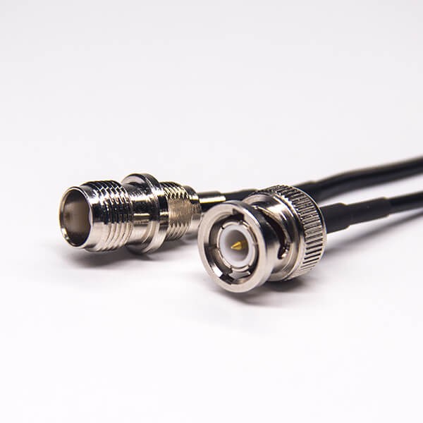 法蘭n型射頻接頭轉bnc公頭線纜接RG174線
