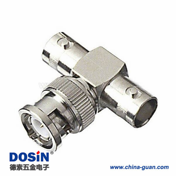 BNC T型1公轉2母連接器