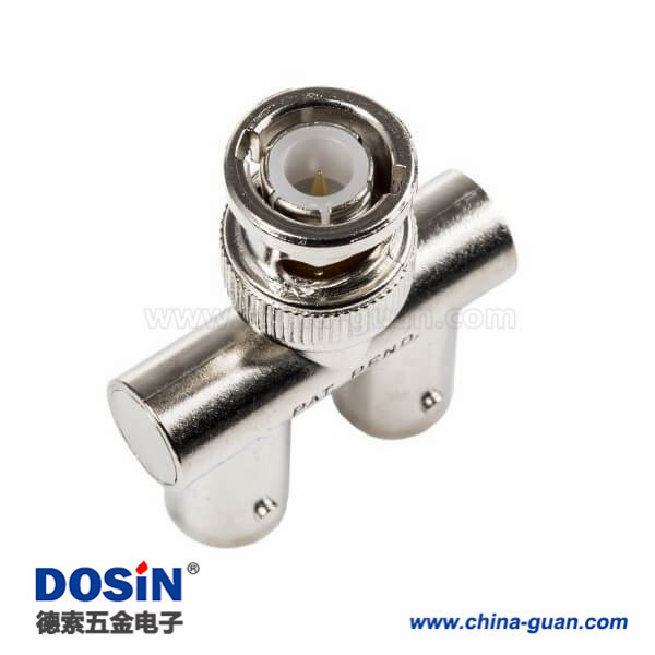 BNC1公轉2母轉接頭50歐姆